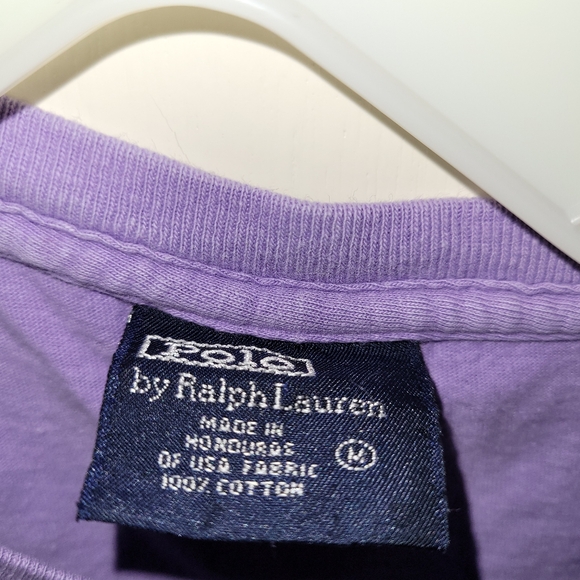 Unisex, Polo T-shirt, purple, size medium - Picture 2 of 7